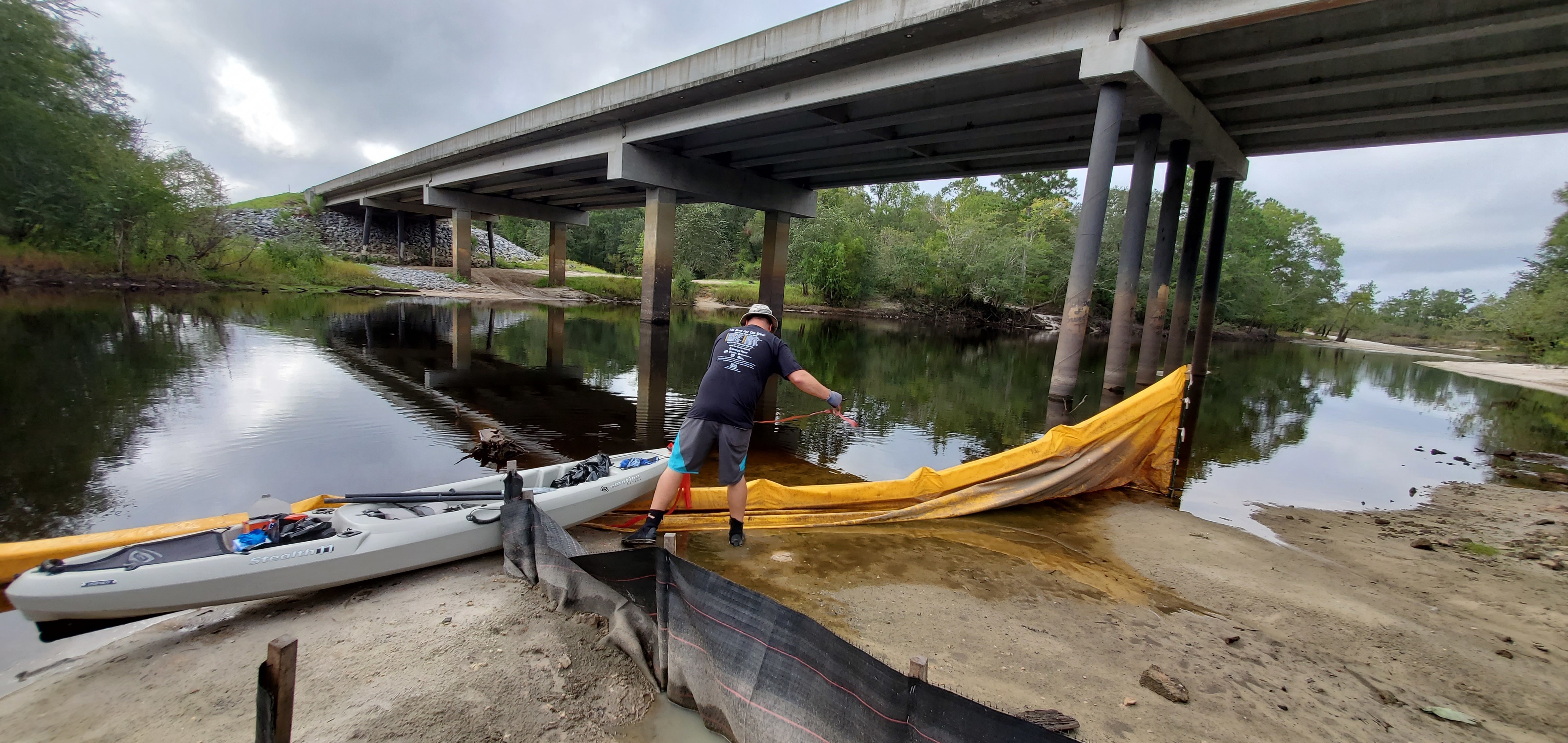 Bobby McKenzie heading downstream