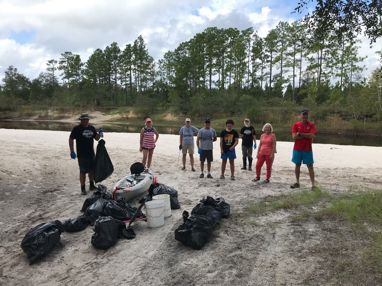 More trash bags at Berrien Beach (Bret Wagenhorst)