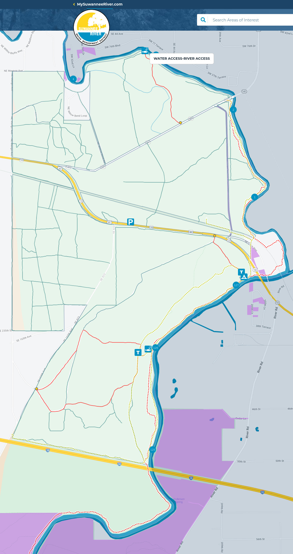 Map: Ellaville Tract --SRWMD