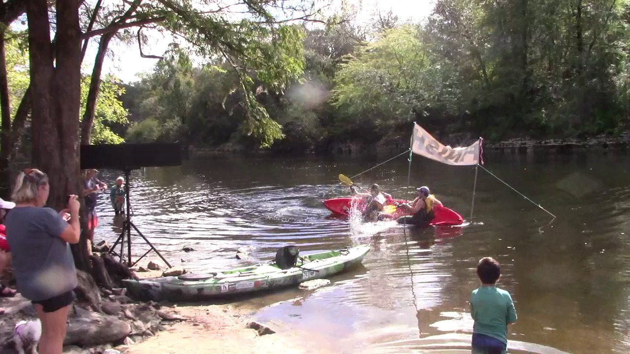 Movie: 1:14:00 (4) 21 Joseph Johnson & Elizabeth Brenner, First Tandem 4 Mile Upside down backwards (47M)