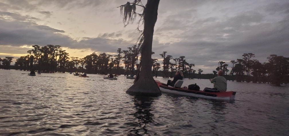 Many paddlers