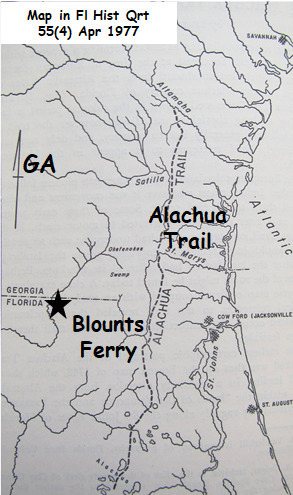 1977 Florida Trail Map