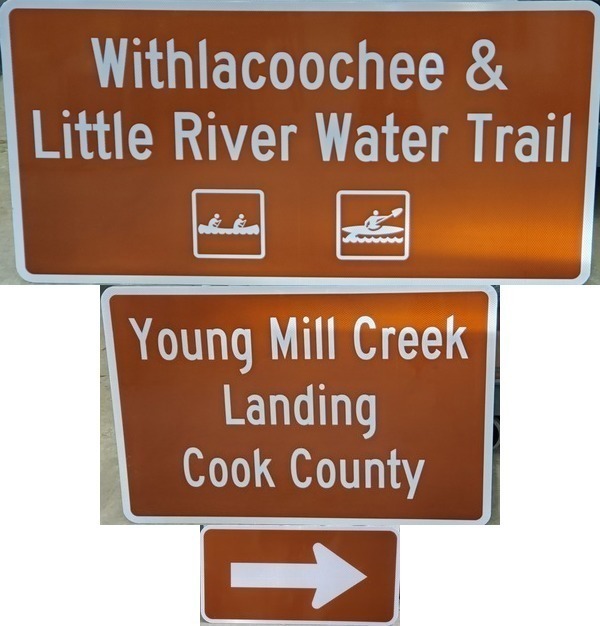 Youngs Mill Creek Landing, right