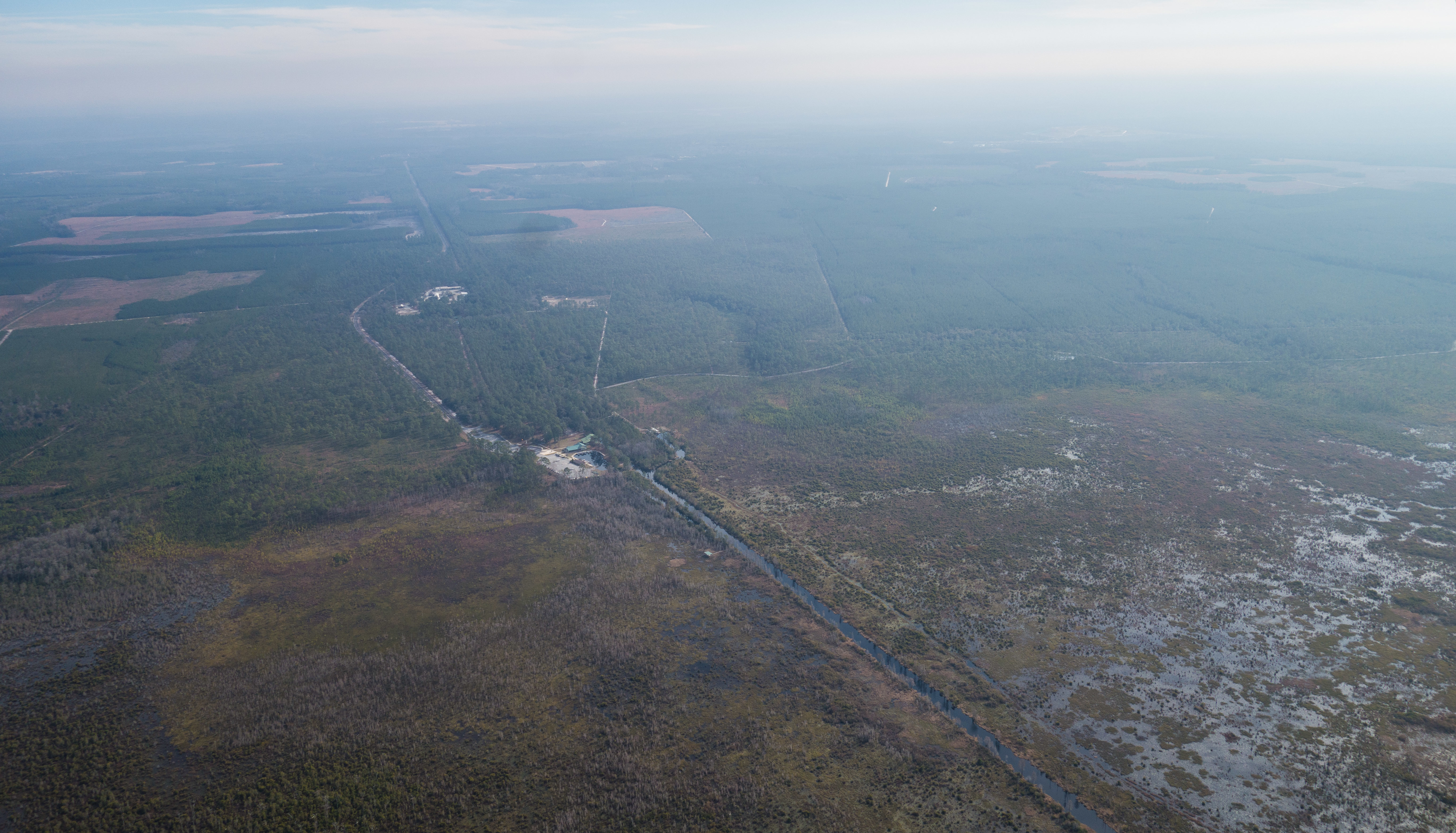 ESE: Boat Ramp and ONWR HQ, 30.744557, -82.146801