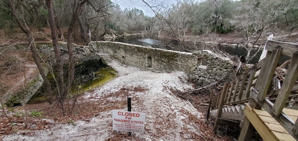 Sand slope down