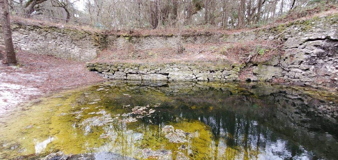 Sulfur green pool