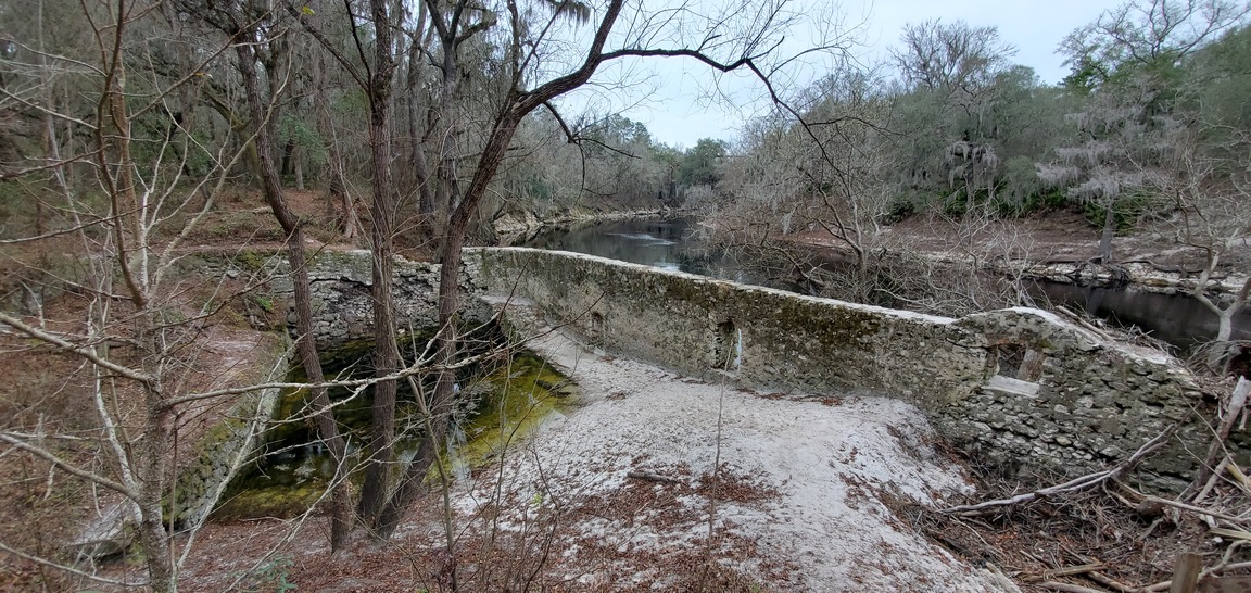 Pool, wall, river