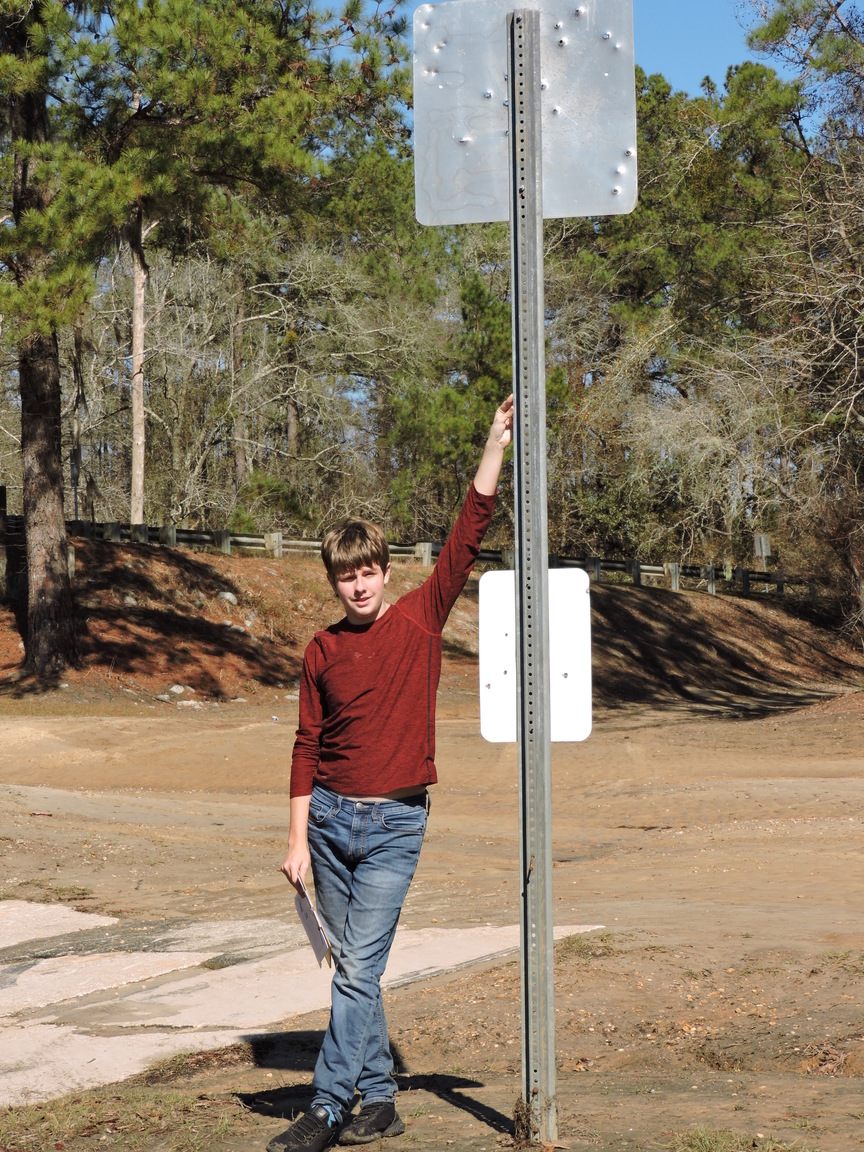 Jacob and the signpost