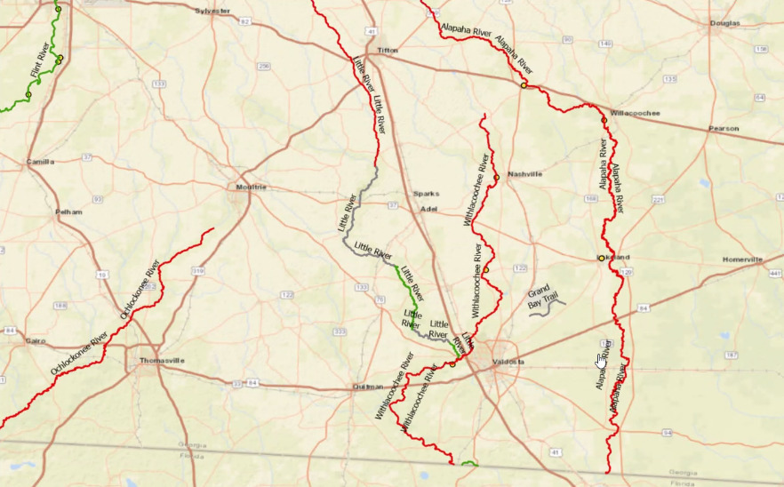 Map: Withlacoochee TMDL