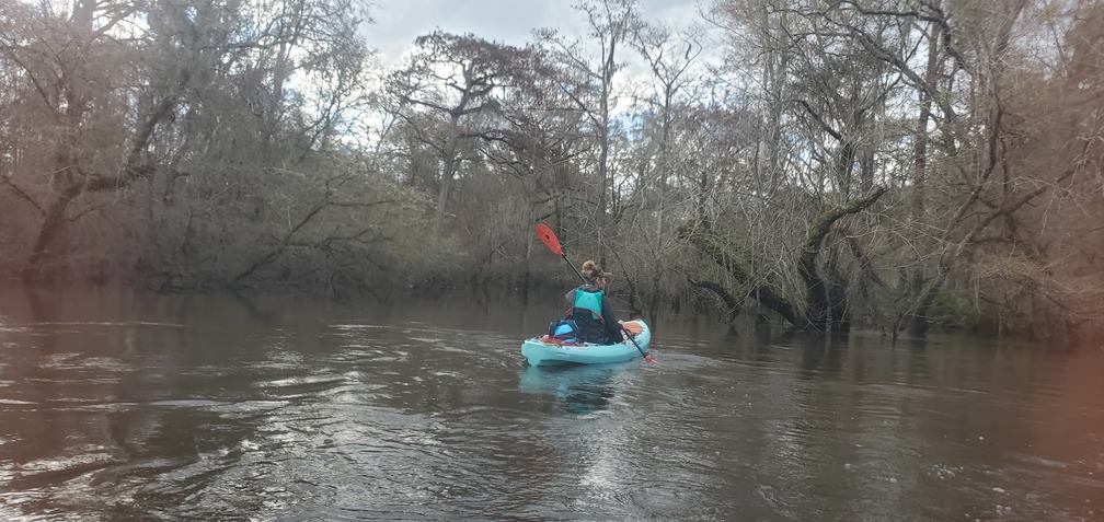 She enjoyed the paddle, 09:13:08, 30.8470755, -83.3477831