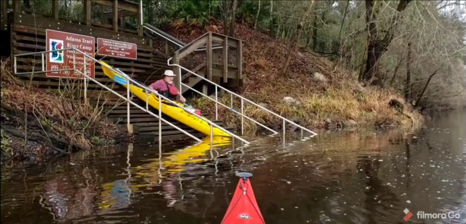 Steps, Adams Tract River Camp