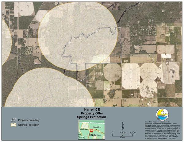 Springs Protection Map