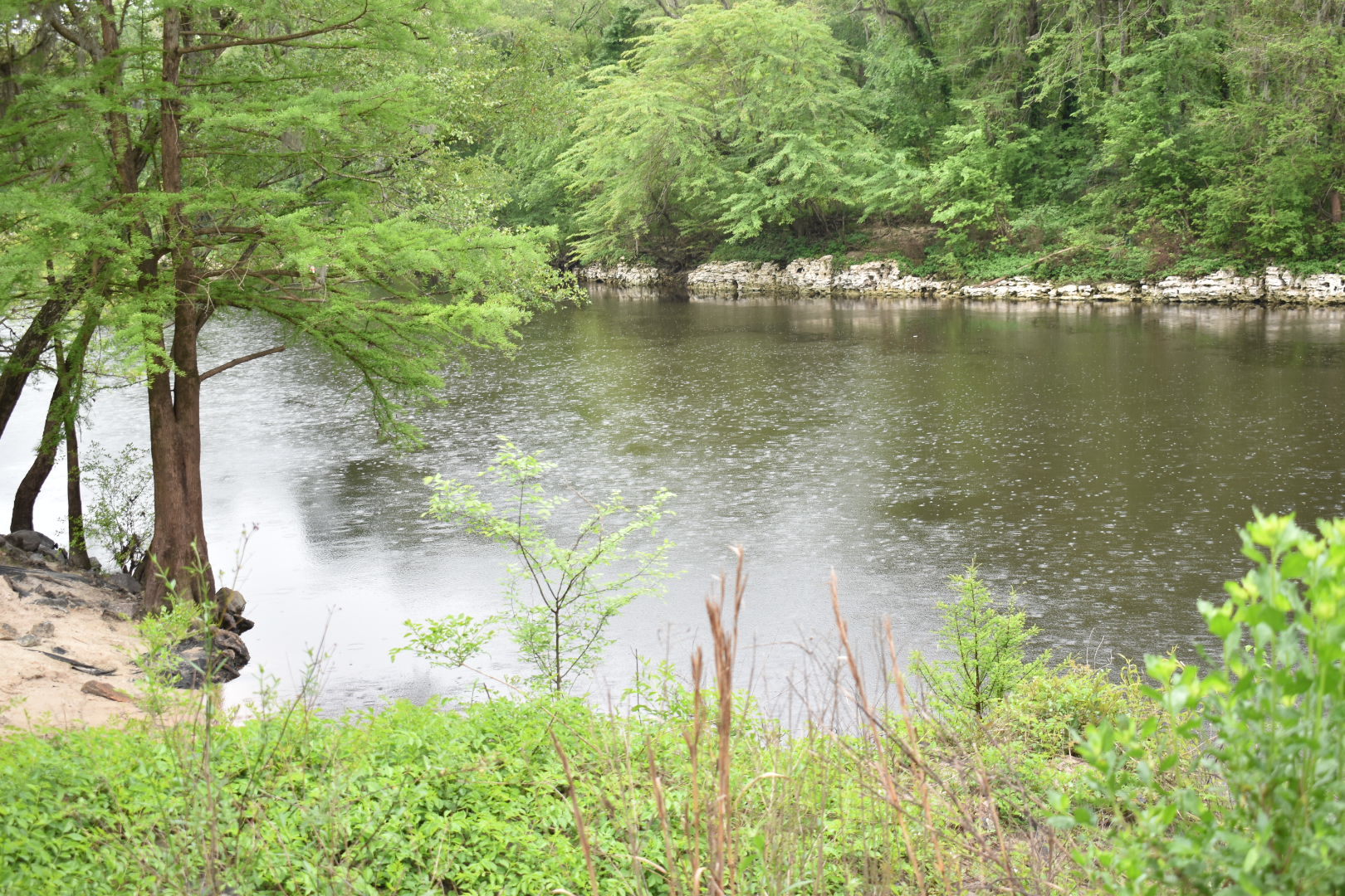 Downstream, State Line Boat Ramp 2021-04-15