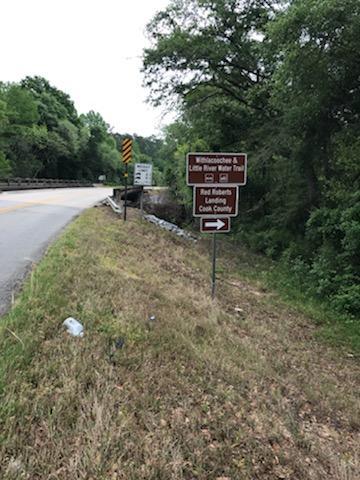 Eastbound road signs