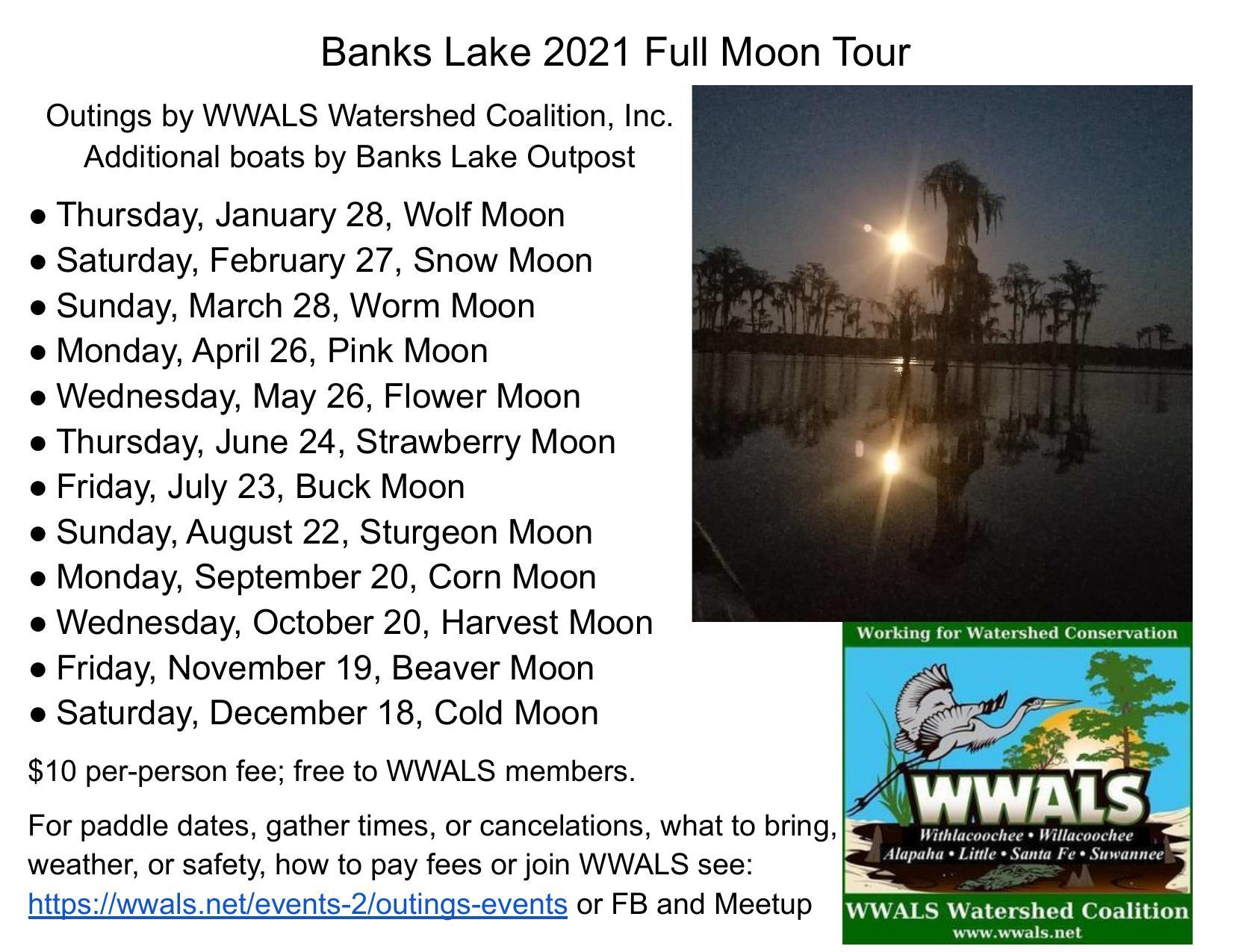 Banks Lake Full Moon Tour