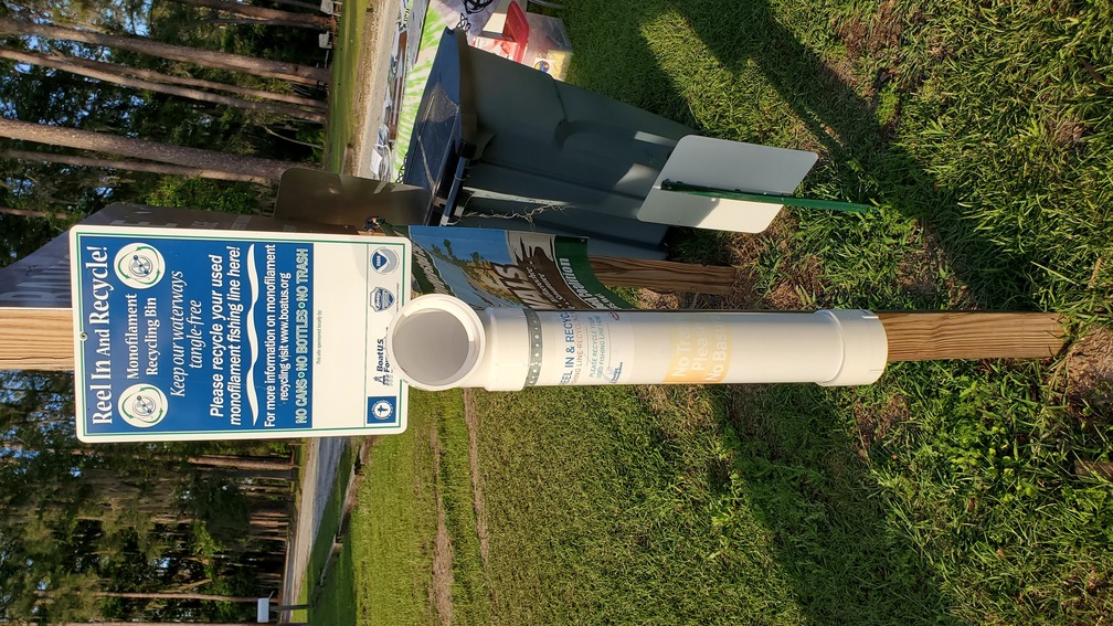 Monofilament Recycling Bin