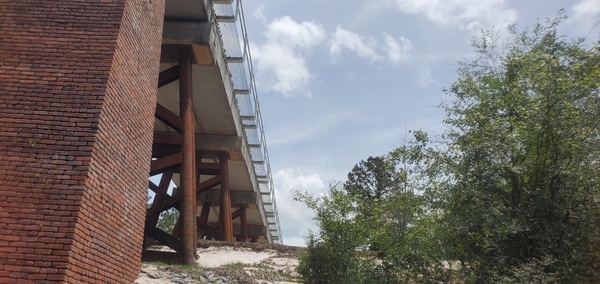 RR Bridge, left bank from upstream, 13:51:58, 30.3266400, -82.7378500