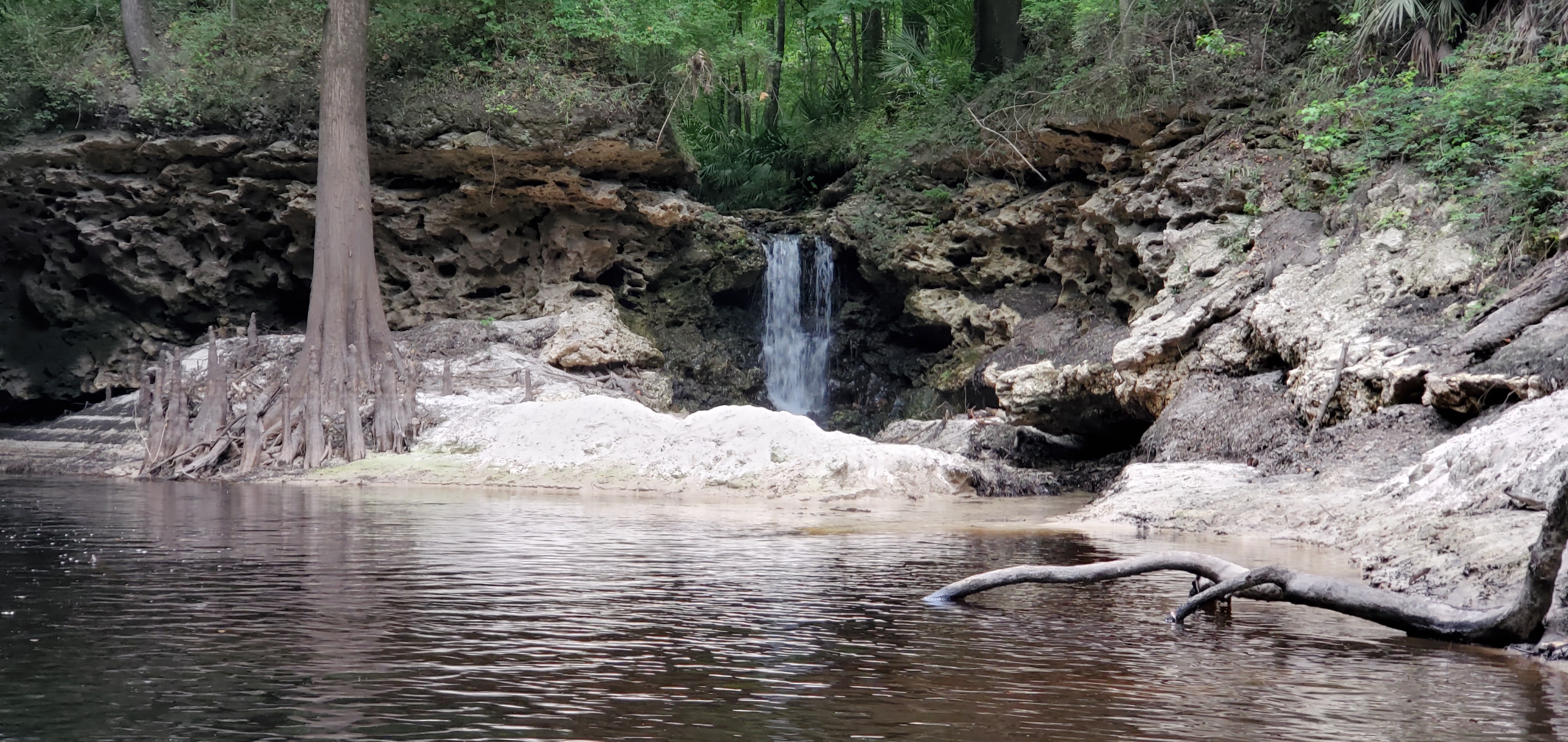 Turket Creek Waterfall, 12:44:08, 30.6041995, -83.0755189