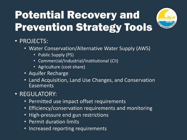 Potential Recovery and Prevention Strategy Tools