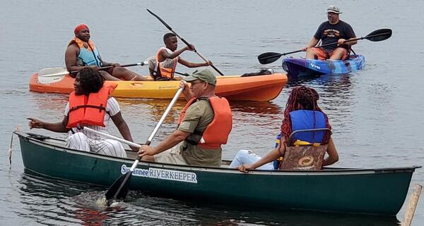 [Suwannee Riverkeeper canoe]