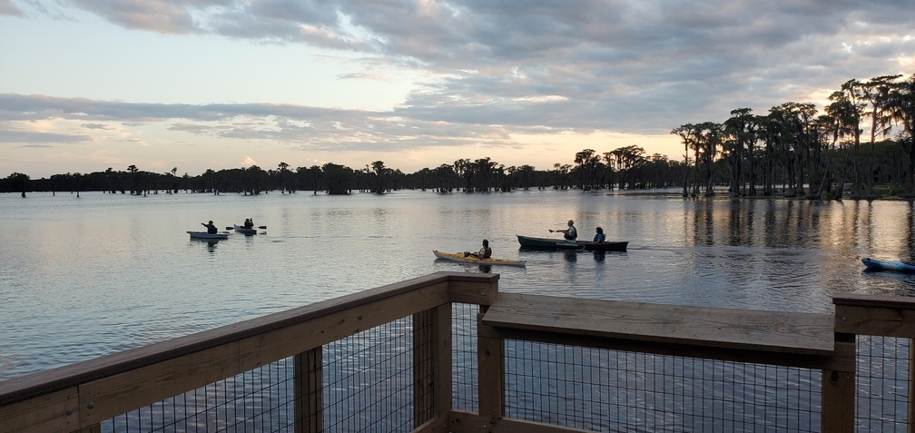 Passing the dock