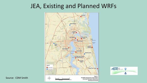 JEA, Existing and Planned WRFs, 2022-12-01 --ASR US