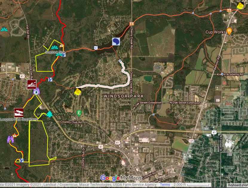 Map: Cherry Creek Lake Laurie