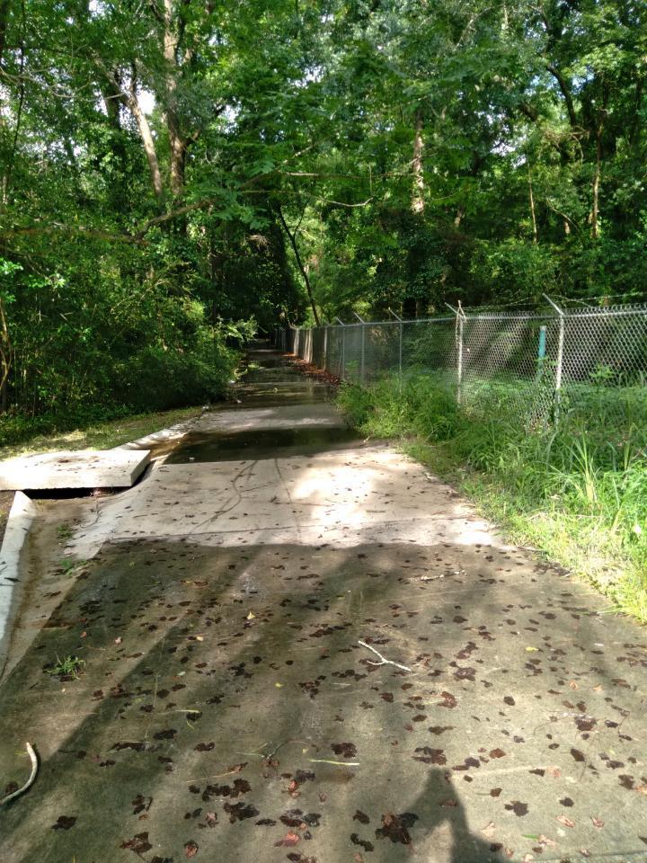 Azalea City Trail and fence