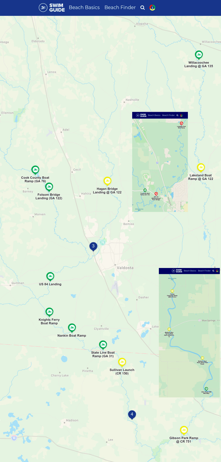 Bad Up, Good Down, Withlacoochee River, Swim Guide 2021-07-22