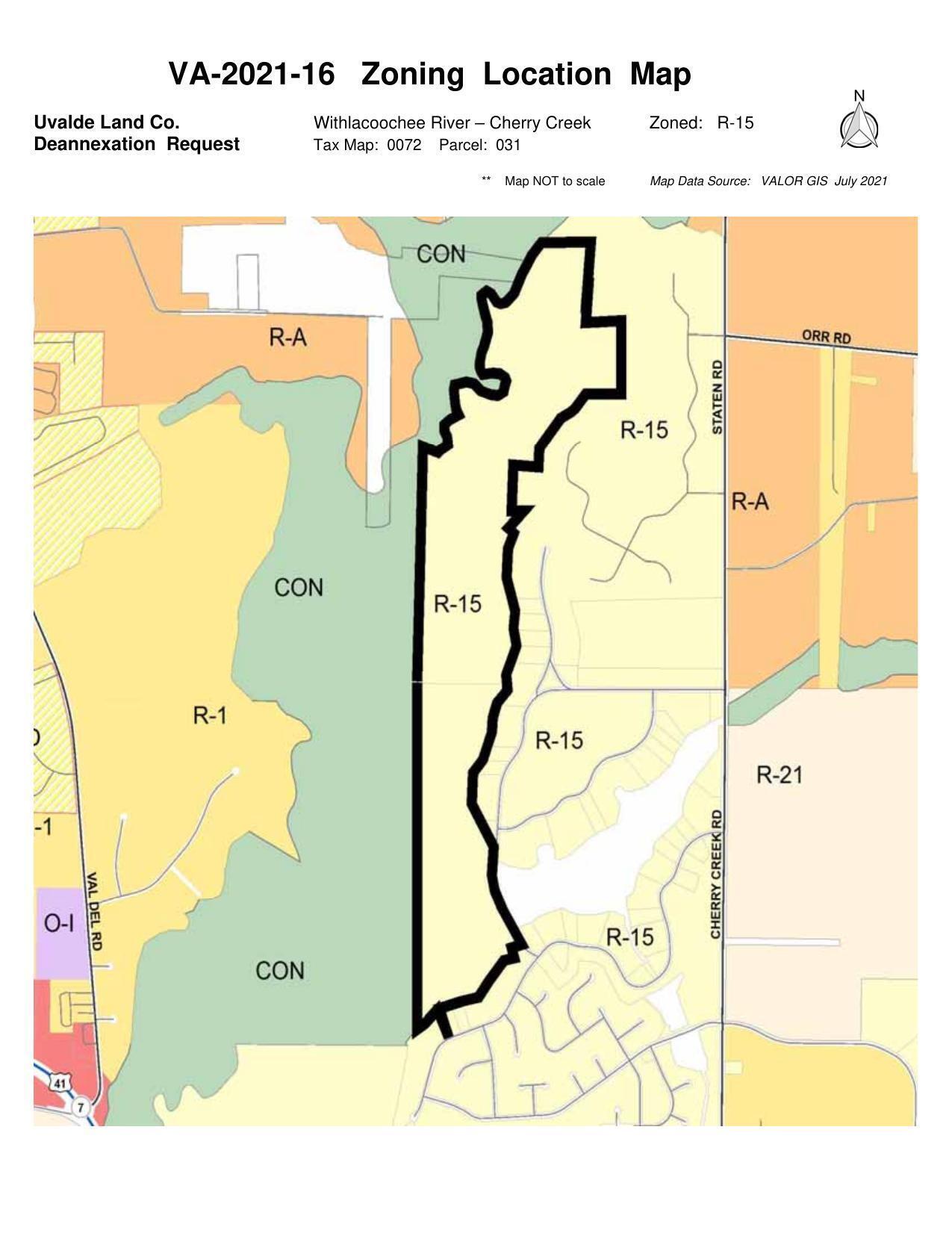 Zoning Location Map