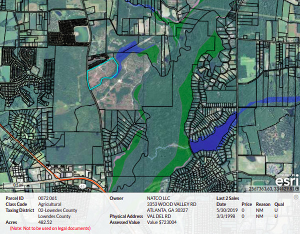 Map: NATCO next to Bettys Place