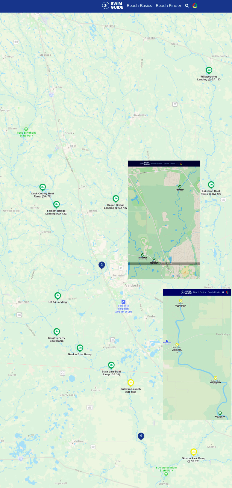 Good up and downstream: Swim Guide 2021-08-05