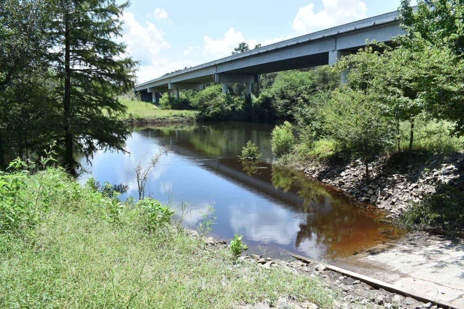 State Line Boat Ramp, Withlacoochee River, 2021-08-12