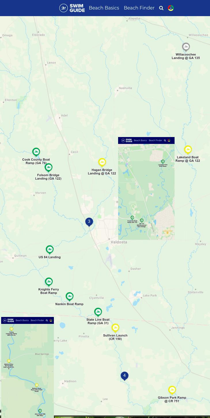 Good Withlacoochee River Swim Guide 2021-08-17