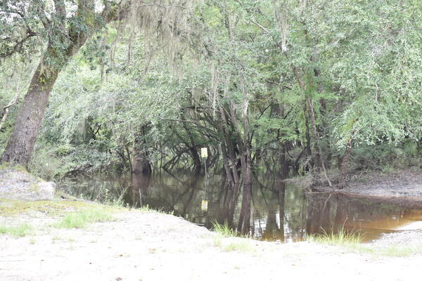 [Knights Ferry Boat Ramp Water Level, Withlacoochee River @ 2021-08-26]