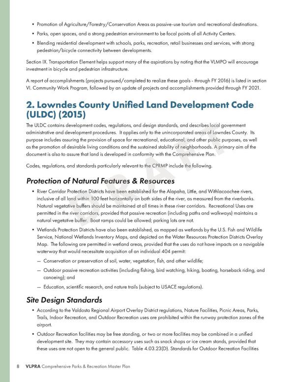 2. Lowndes County Unified Land Development Code (ULDC) (2015)