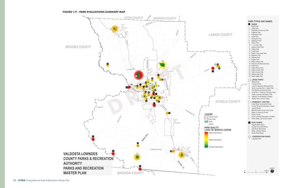 FIGURE 1.11 - PARK EVALUATIONS SUMMARY MAP