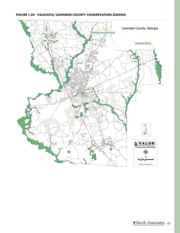 FIGURE 1.24 - VALDOSTA/ LOWNDES COUNTY CONSERVATION ZONING