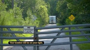 [Lake Alapaha water treatment dead end (Photo: April Huntley)]