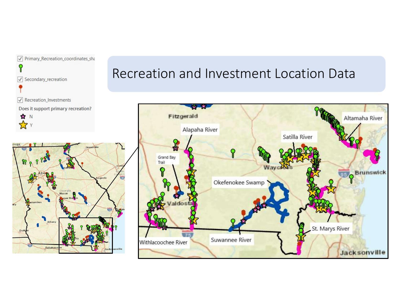 Recreation and Investment Location Data