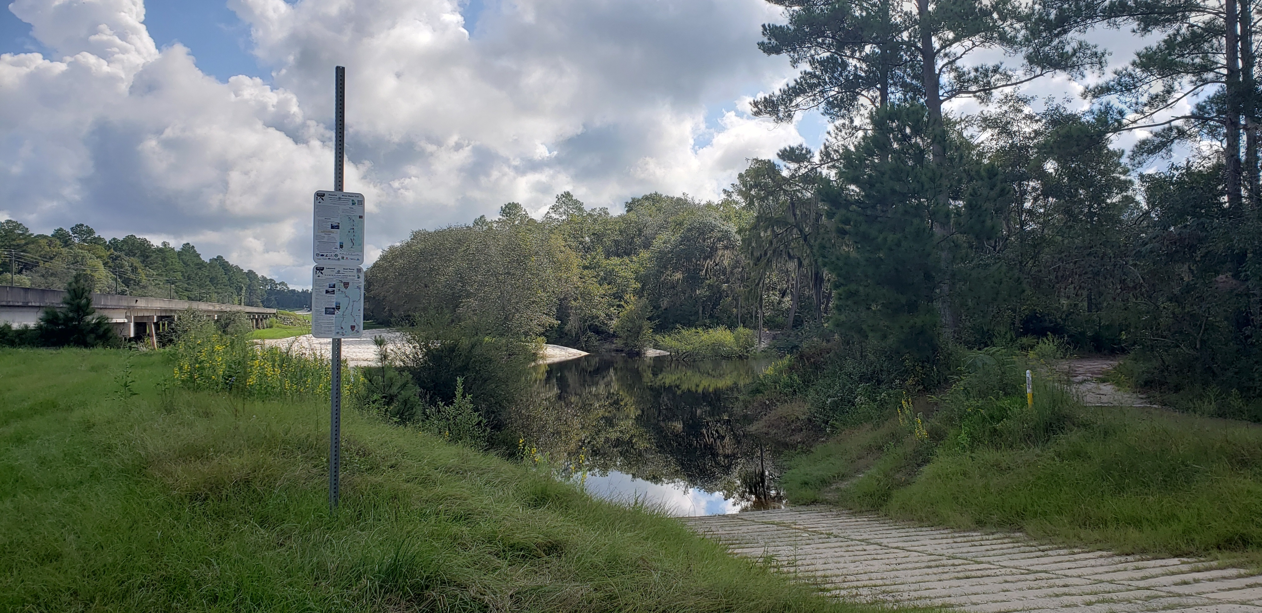 Lakeland Boat Ramp, Alapaha River @ GA 122 2021-09-22