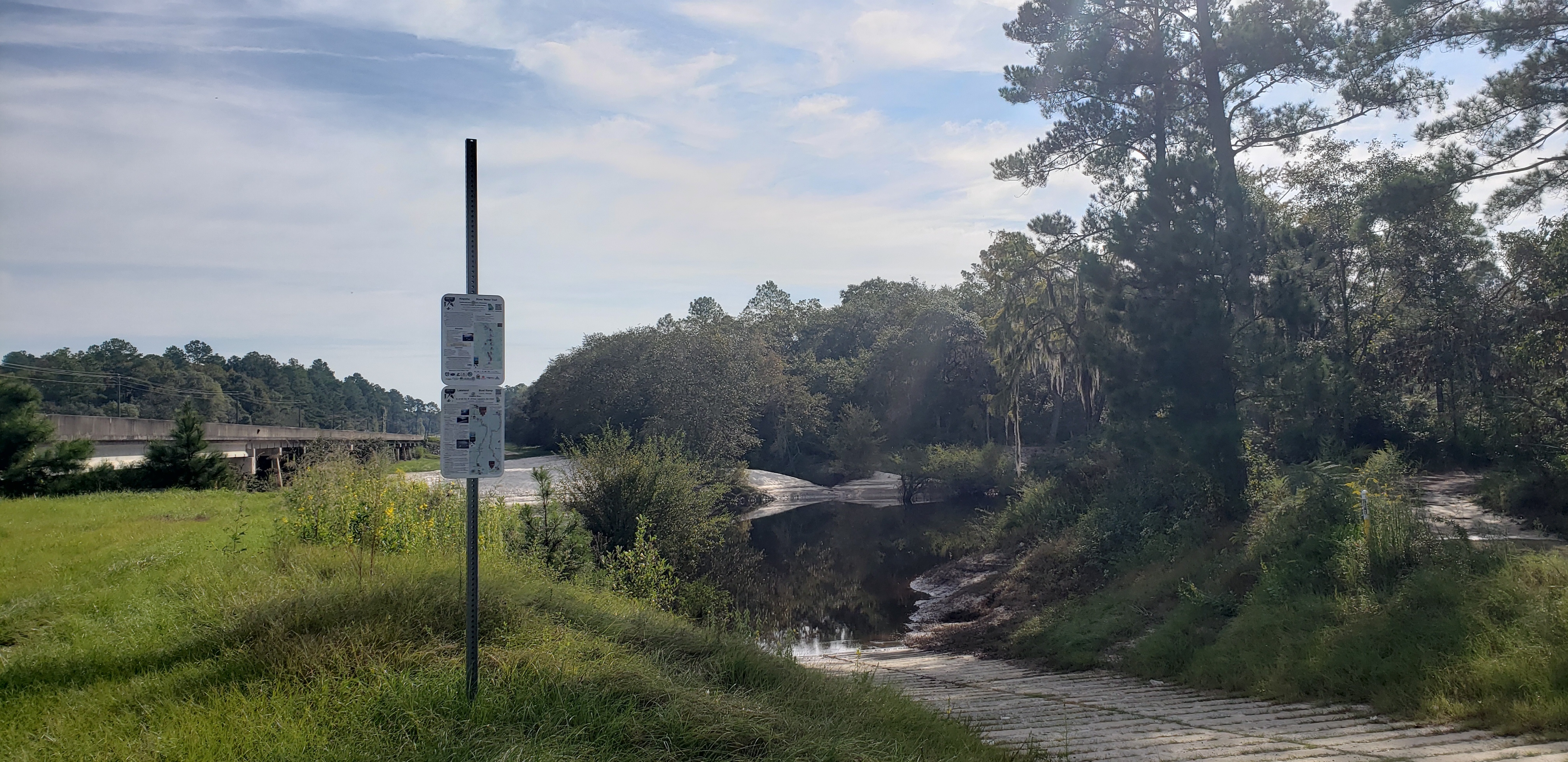 Lakeland Boat Ramp, Alapaha River @ GA 122 2021-09-30