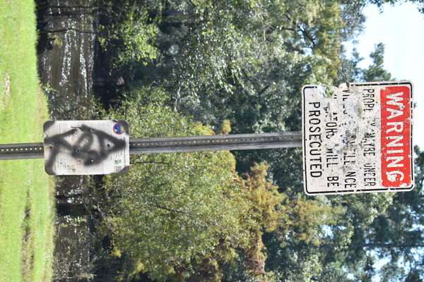 Nankin Boat Ramp Sign, Withlacoochee River @ Clyattville-Nankin Road 2021-10-14