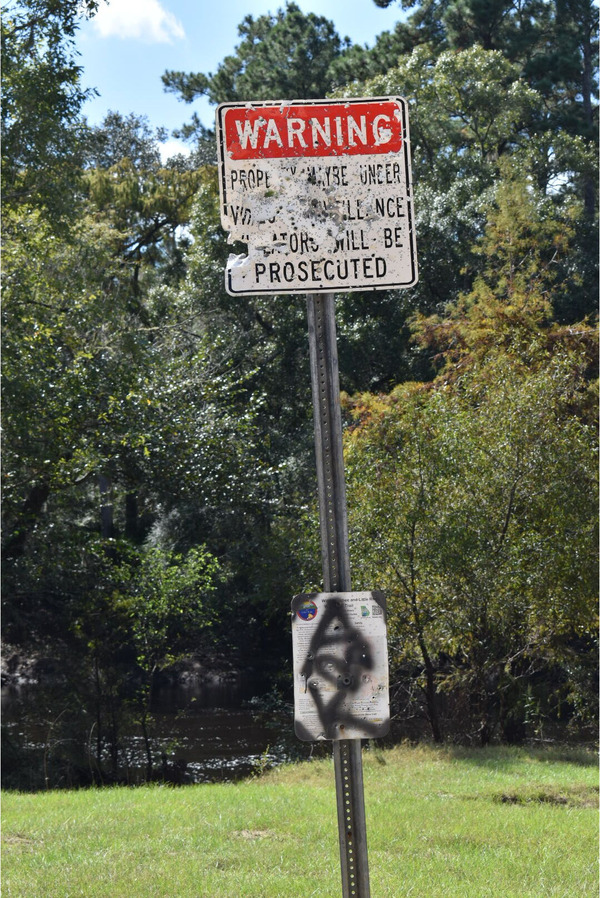 Nankin Boat Ramp Sign, Withlacoochee River @ Clyattville-Nankin Road 2021-10-21