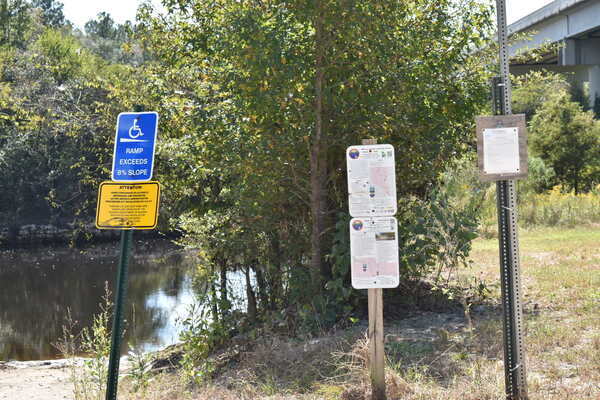 State Line Boat Ramp Sign, Withlacoochee River @ GA 133 2021-10-21