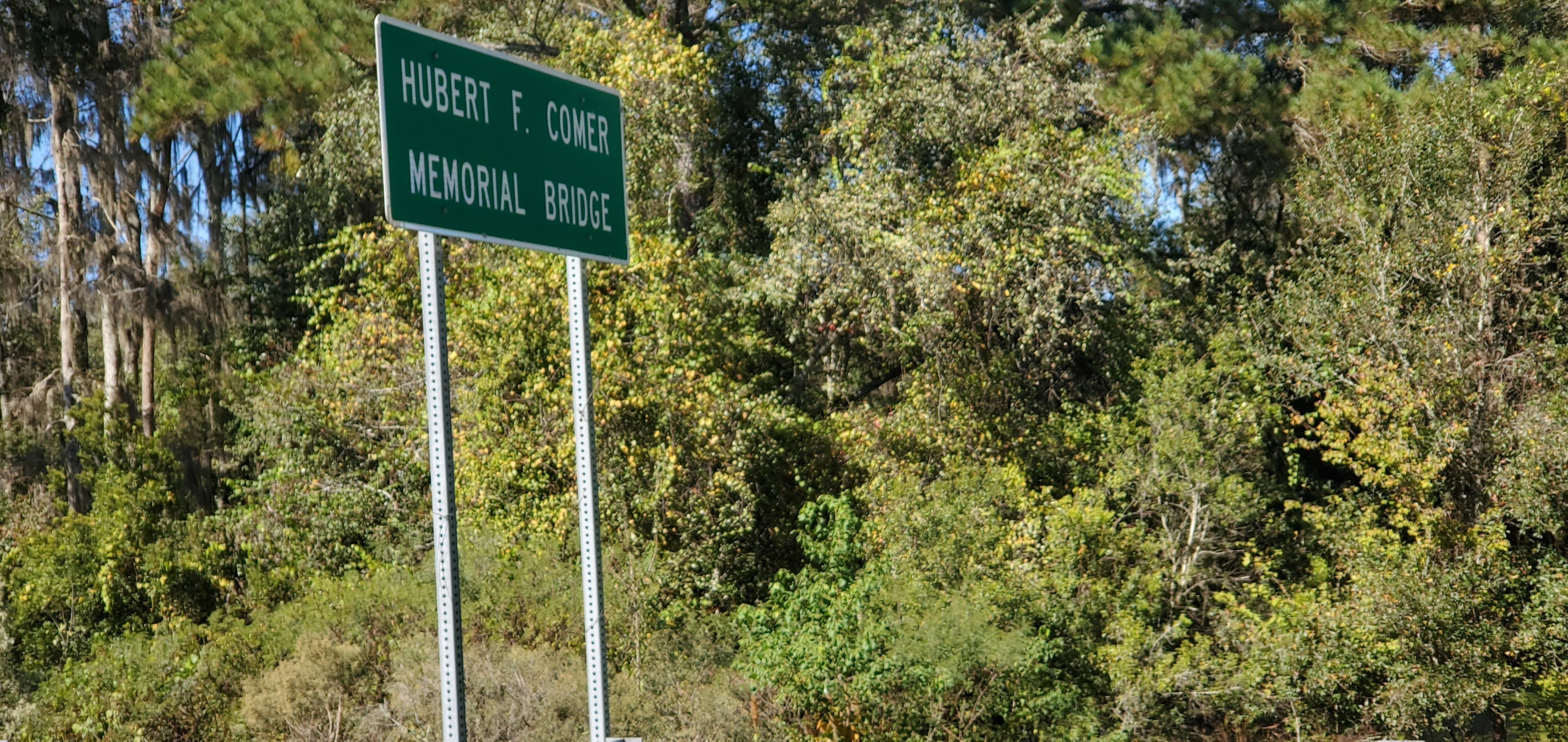 Hubert F. Comer Memorial Bridge, Main St (GA 37) over Cat Creek, 14:12:32, 31.0745273, -83.2010475