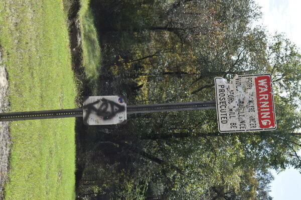 Nankin Boat Ramp Sign, Withlacoochee River @ Clyattville-Nankin Road 2021-10-28