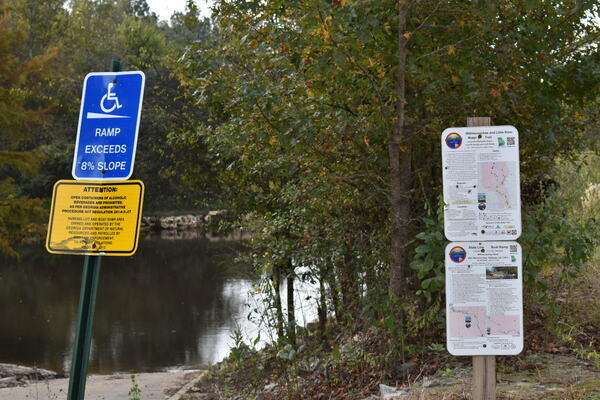 State Line Boat Ramp Sign, Withlacoochee River @ GA 133 2021-11-04