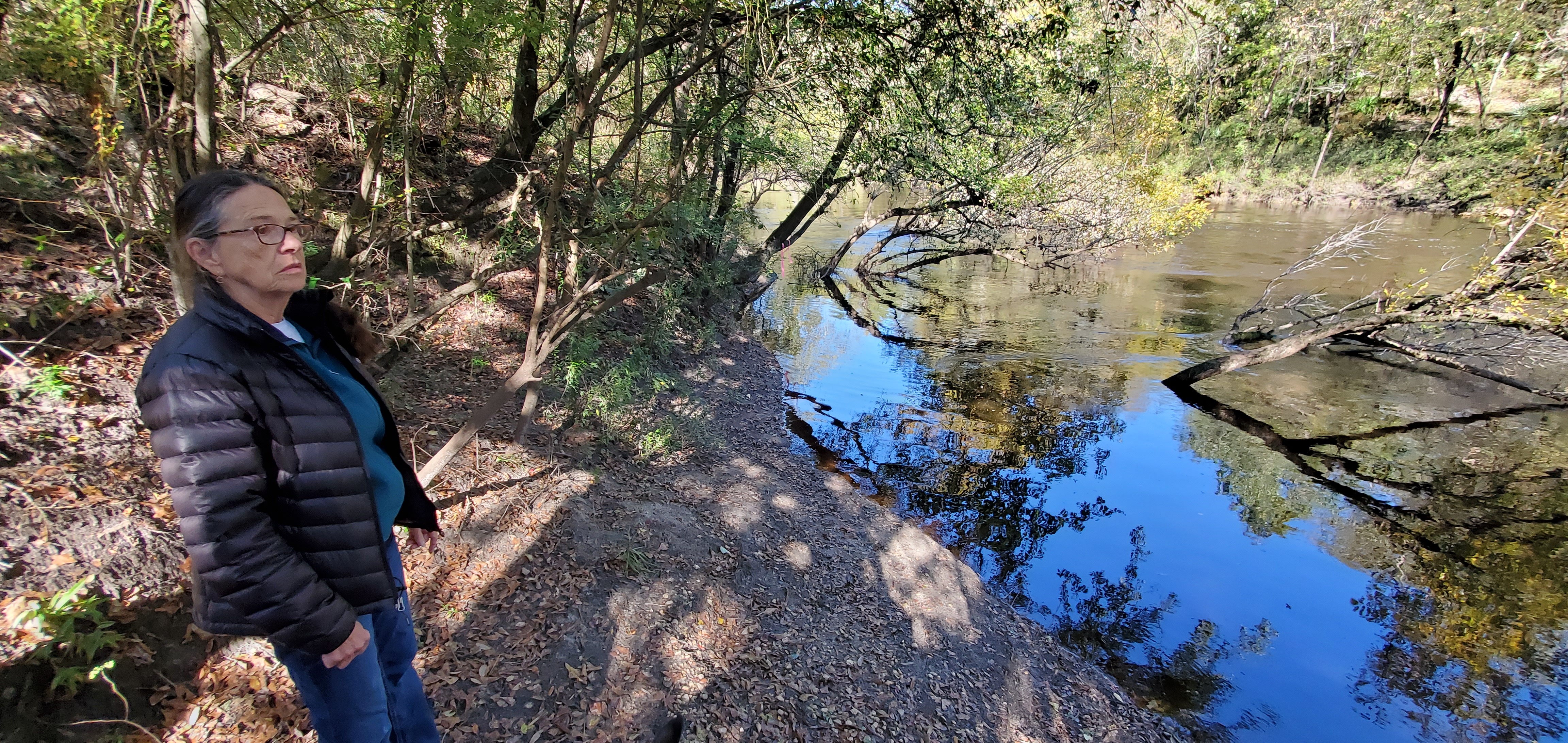 Dottie Price at the Alapaha River, 13:59:58, 30.5798772, -83.0391141