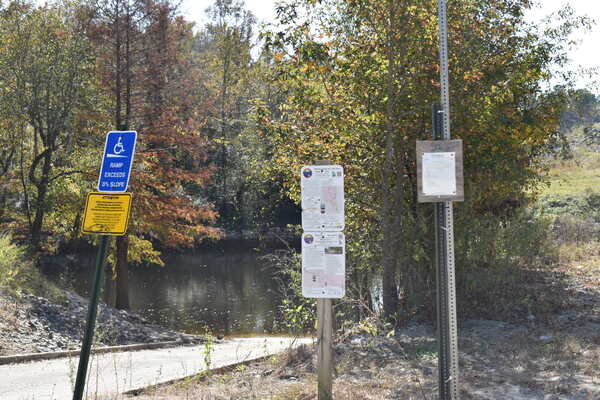 State Line Boat Ramp Sign, Withlacoochee River @ GA 133 2021-11-20